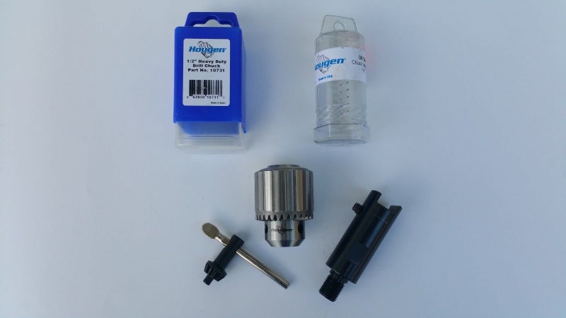 HOUGEN DRILL CHUCK&ADAPTER FOR MODELS,HMD904, 905 & 927 (SLOTDRIVE)#08186/#10731 - Image 1
